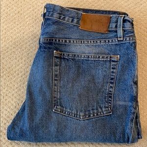 Buck mason light wash jean